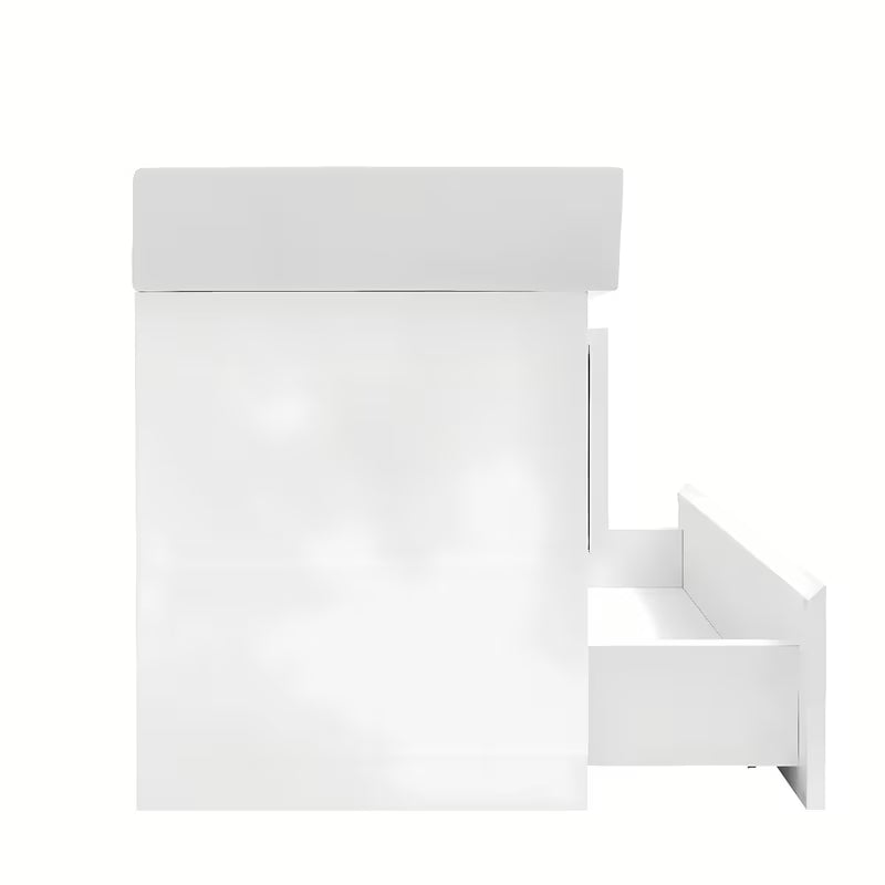 Viseča kopalniška omarica z umivalnikom SAT B-Way 1 u bijeloj boji