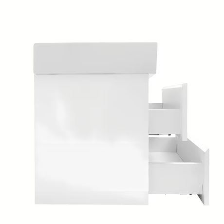 Viseča kopalniška omarica z umivalnikom SAT B-Way 1 u bijeloj boji