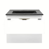 Viseča kopalniška omarica SAT B-Way 1 z umivalnikom u sjajno bijeloj boji