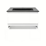 Viseča kopalniška omarica SAT B-Way 1 z umivalnikom u sjajno bijeloj boji