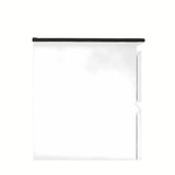 Viseča kopalniška omarica SAT B-Way 1 z umivalnikom u sjajno bijeloj boji