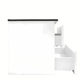 Viseča kopalniška omarica SAT B-Way 1 z umivalnikom u sjajno bijeloj boji