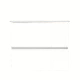 Viseča kopalniška omarica s keramičkim umivaonikom SAT B-Way 1 u sjajno bijeloj boji s dvije ladice