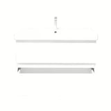 Viseča kopalniška omarica s keramičkim umivaonikom SAT B-Way 1 u bijeloj boji, 79x50x45 cm.