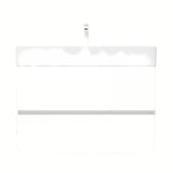 Viseča ormarić s keramičkim umivaonikom SAT B-Way 1 u sjajnoj bijeloj boji s dvije ladice.