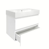 Viseča kopalniška omarica z umivalnikom SAT B-Way 1 u sjajnoj bijeloj boji