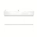 Viseča kopalniška omarica z umivalnikom SAT B-Way 1 u sjajnoj bijeloj boji