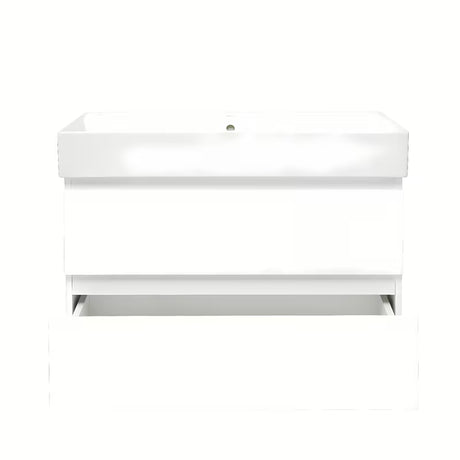 Viseča kopalniška omarica z umivalnikom SAT B-Way 1 u sjajnoj bijeloj boji