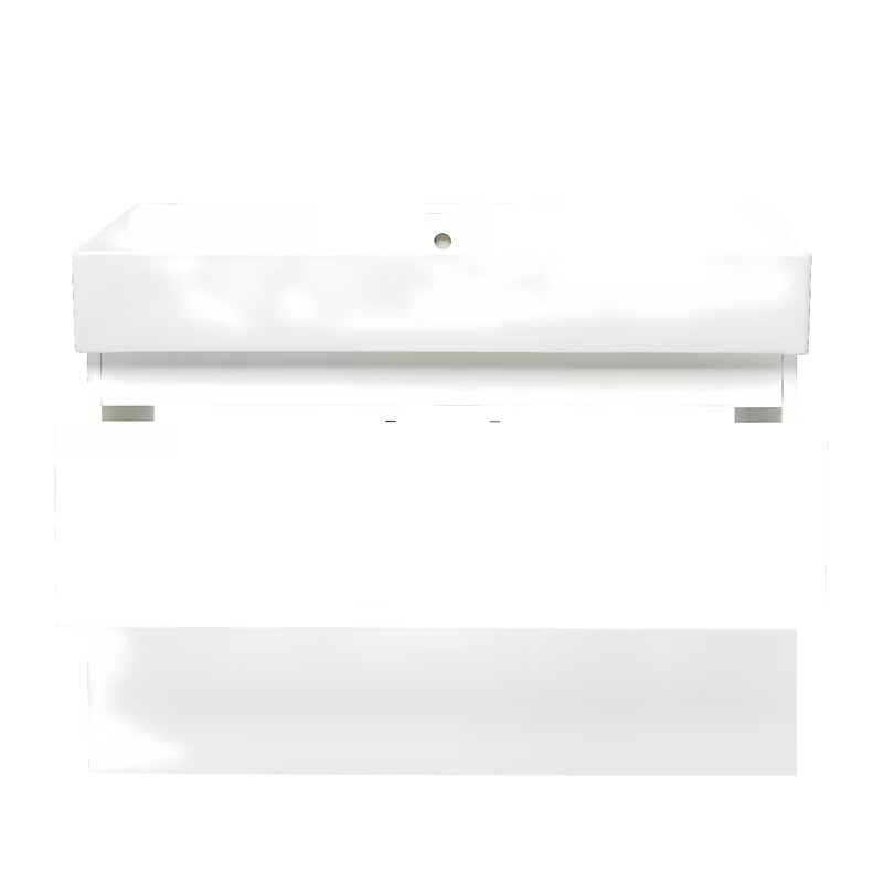 Viseča kopalniška omarica z umivalnikom SAT B-Way 1 u sjajnoj bijeloj boji