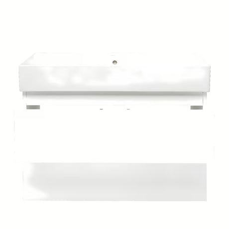 Viseča kopalniška omarica z umivalnikom SAT B-Way 1 u sjajnoj bijeloj boji