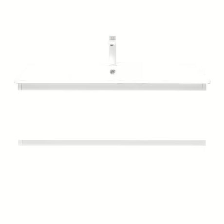 Viseča kopalniška omarica z umivalnikom SAT B-Way 1 u sjajnoj bijeloj boji