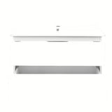 Viseča kopalniška omarica z umivalnikom SAT B-Way 1 u bijelom sjaju s dvije ladice