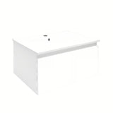 Viseča kopalniška omarica s keramičkim umivaonikom SAT B-Way 1 u sjajnoj bijeloj boji