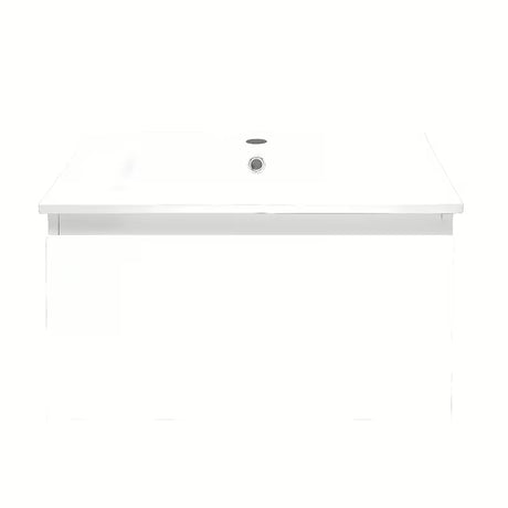 Viseča kopalniška omarica s keramičkim umivaonikom SAT B-Way 1 u sjajnoj bijeloj boji