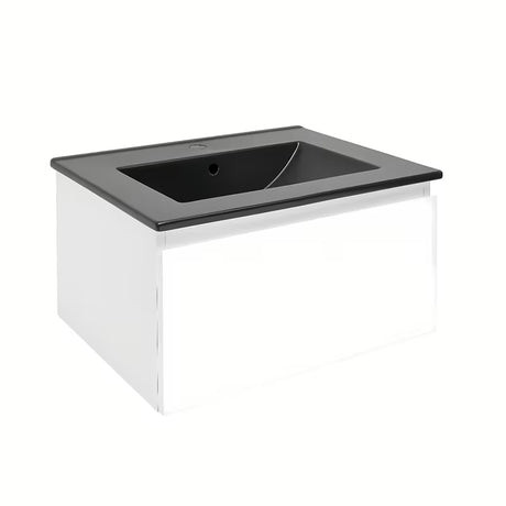 Viseča kopalniška omarica z umivalnikom SAT B-Way 1 u bijelom sjaju