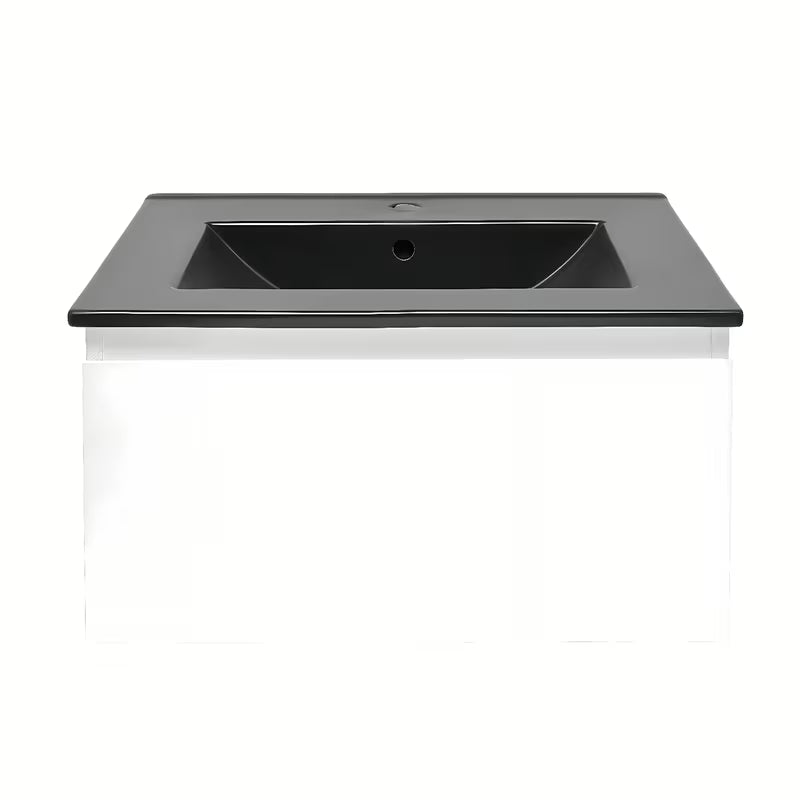 Viseča kopalniška omarica z umivalnikom SAT B-Way 1 u sjajnoj bijeloj boji