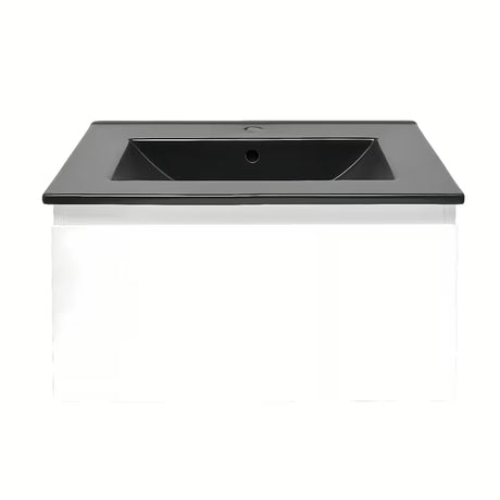 Viseča kopalniška omarica z umivalnikom SAT B-Way 1 u sjajnoj bijeloj boji