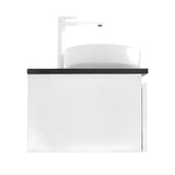 Viseča kopalniška omarica SAT B-Way 119x45x30 cm u sjajnoj bijeloj boji s pokrivno ploščo