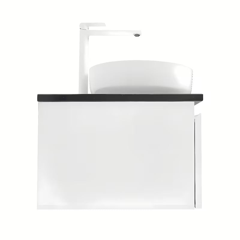 Viseča kopalniška omarica SAT B-Way 119x45x30 cm u sjajnoj bijeloj boji s pokrivno ploščo