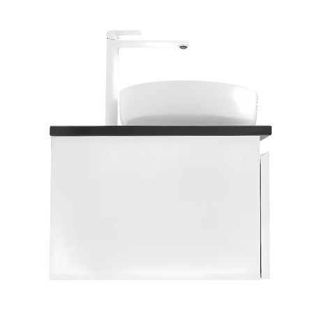 Viseča kopalniška omarica SAT B-Way 119x45x30 cm u sjajnoj bijeloj boji s pokrivno ploščo