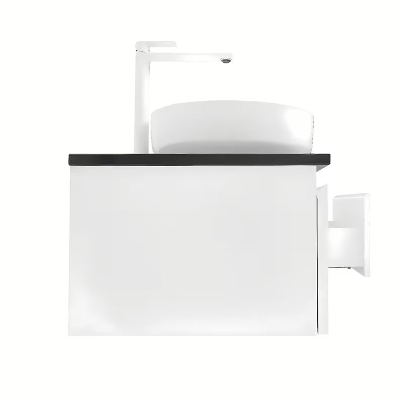 Viseča kopalniška omarica SAT B-Way 119x45x30 cm u sjajnoj bijeloj boji s pokrivno ploščo