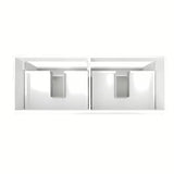 Viseča kopalniška omarica SAT B-Way u sjajno bijeloj boji s pokrivno ploščo