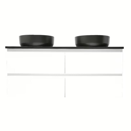 Viseča kopalniška omarica SAT B-Way u bijeloj boji sa sjajnom završnom obradom s pokrivno ploščo