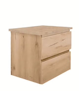 Viseča kopalniška omarica SAT B-Way s pokrovnom pločom u dekoru hrasta i s dvije ladice