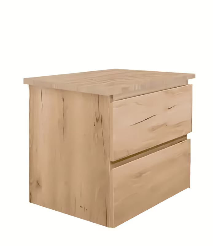 Viseča kopalniška omarica SAT B-Way s pokrovnom pločom u dekoru hrasta i s dvije ladice