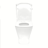 Bel WC monoblok SAT B-Way s z vrtinčnim splakovanjem, kotličkom in sedežem z mehko Zapiranje Soft Close