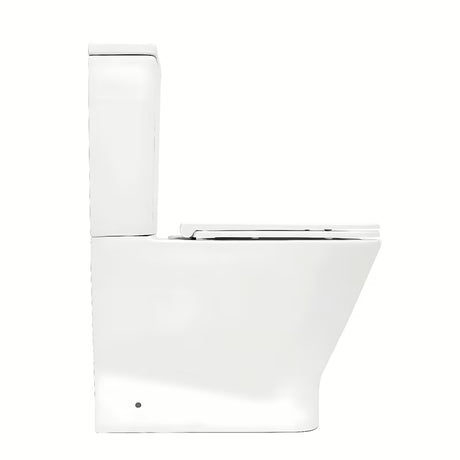 Bel WC monoblok SAT B-Way s z vrtinčnim splakovanjem, kotličkom in sedežem z mehko Zapiranje Soft Close