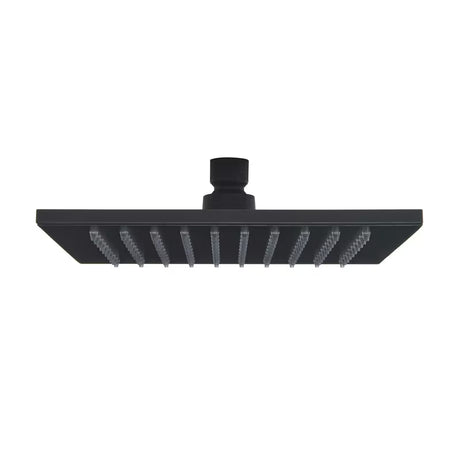 Kvadratna nadglavna prha SAT B-Way 20x20 cm v mat črni barvi s kovinsko izvedbo