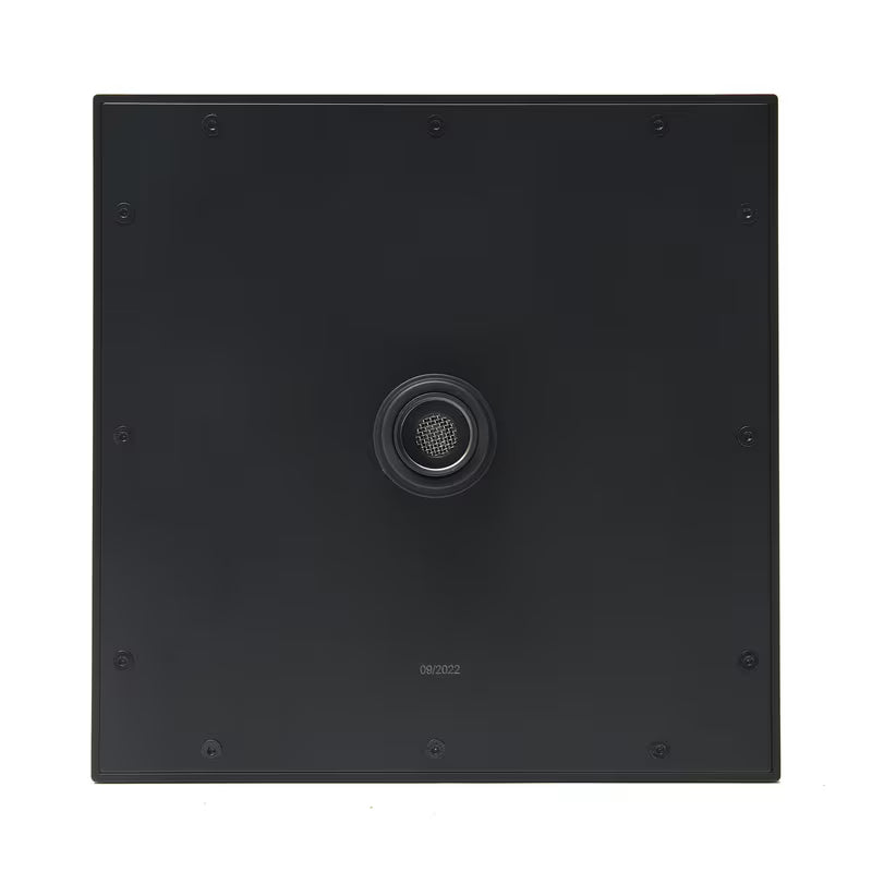 Kvadratna nadglavna prha SAT B-Way 20x20 cm v mat črni barvi s kovinsko izvedbo