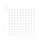 Bela mat nadglavna prha SAT B-Way, kvadratna 200 x 200 mm z enim curkom prhe.