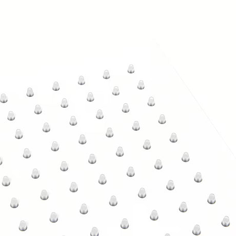 Bela mat nadglavna prha SAT B-Way, kvadratna 200 x 200 mm z enim curkom prhe.