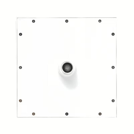 Bela mat nadglavna prha SAT B-Way, kvadratna 200 x 200 mm z enim curkom prhe.