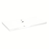 Beli keramični pohištveni umivalnik SAT B-Way 100,5x46,3 cm z odprtino za pro armaturo na sredini