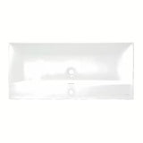 Beli keramični pohištveni umivalnik SAT B-Way 100,5x46,3 cm z odprtino za pro armaturo na sredini