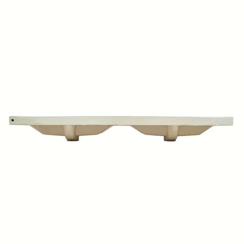 Za Kopalniško Pohištvo dvojni umivalnik SAT B-Way 121x46 cm v mat beli barvi z dvema odprtinama pro armaturo