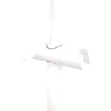 Tušni sistem SAT B-Way s termostatsko armaturo v mat beli izvedbi z nadglavno in ročno prho.