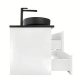 Viseča kopalniška omarica z umivalnikom SAT B-Way u bijelom sjaju 119x45x50 cm