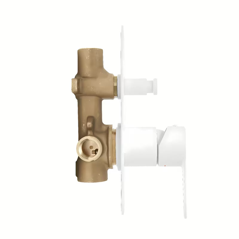 Podometna armatura za tuš SAT B-Way s ručicom u mat bijeloj boji