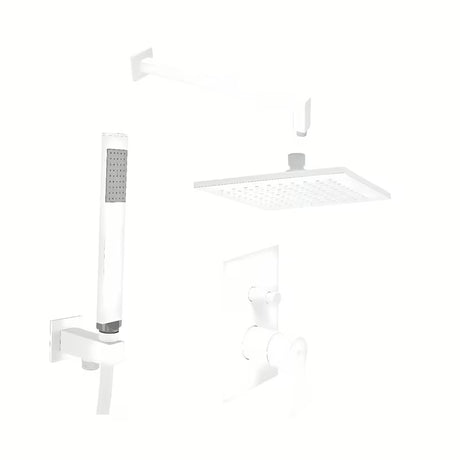 Podžbukni tušni sistem SAT B-Way u mat bijeloj boji pro za modernu kupaonicu