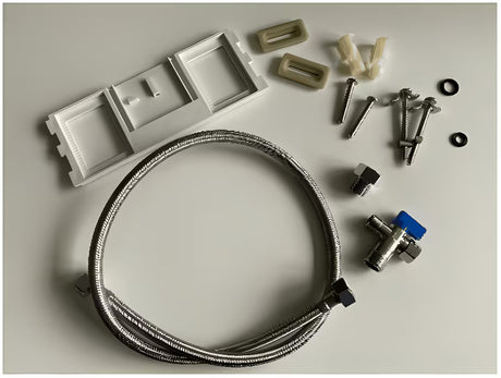 Bijeli WC deska SAT Easy s integriranim bideom, upravljanjem kotačićem i mehko Zapiranje Soft Close spuštanjem.