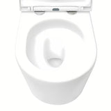 Viseča WC Školjka SAT Brevis v beli barvi s wc desko mehko Zapiranje Soft Close in skritim pritrjevanjem.
