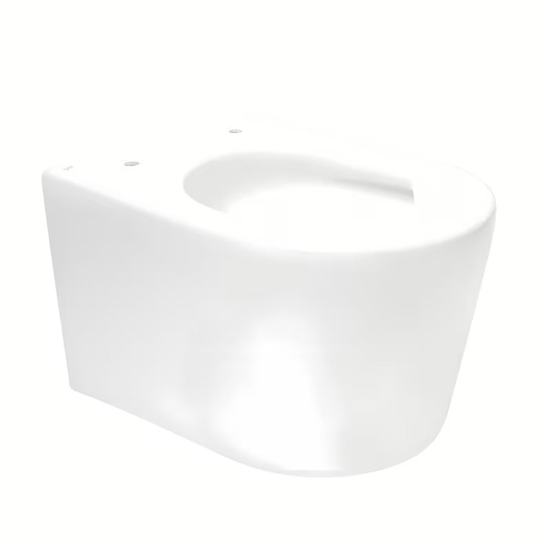 Viseča WC Školjka SAT Brevis v beli barvi s wc desko mehko Zapiranje Soft Close in skritim pritrjevanjem.