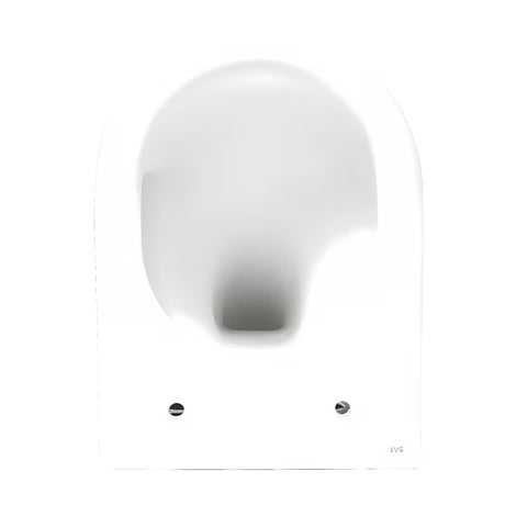 Viseča WC Školjka SAT Brevis v beli barvi s wc desko mehko Zapiranje Soft Close in skritim pritrjevanjem.