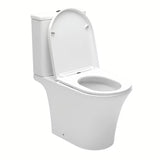 Beli samostoječi  WC monoblok SAT Brevis z kotličkom, desko mehko Zapiranje Soft Close in dvojnim splakovanjem