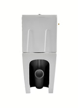 Beli samostoječi  WC monoblok SAT Brevis z kotličkom, desko mehko Zapiranje Soft Close in vario odtokom