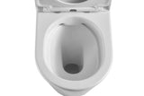 Beli samostoječi  WC monoblok SAT Brevis z kotličkom, desko mehko Zapiranje Soft Close in vario odtokom